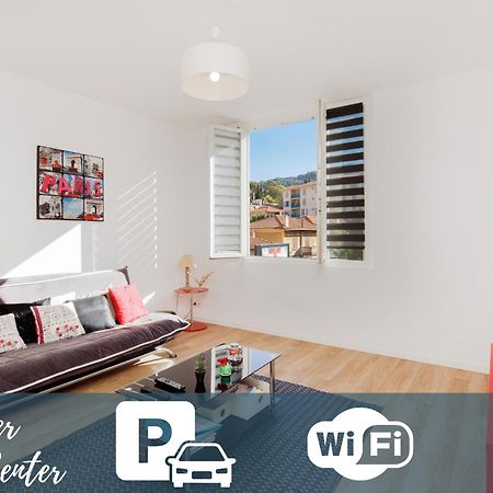 Supercannes Center - Parking - Spacieux 70 Metres - Clim - Wifi Exterior foto